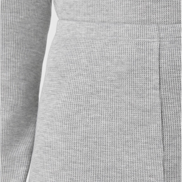 *NWT* EILEEN FISHER Cozy Waffle Knit High-Waisted Leggings size S Small Black - Picture 9 of 10